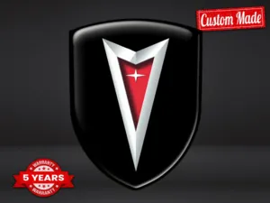 Pontiac Autocollants Fenêtre Sport Personnalisables Solides